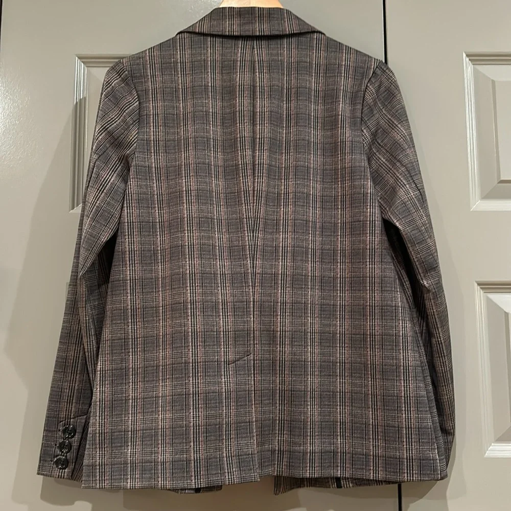 LAST CALL! Sanctuary Plaid loose fit blazer - Picture 6 of 8